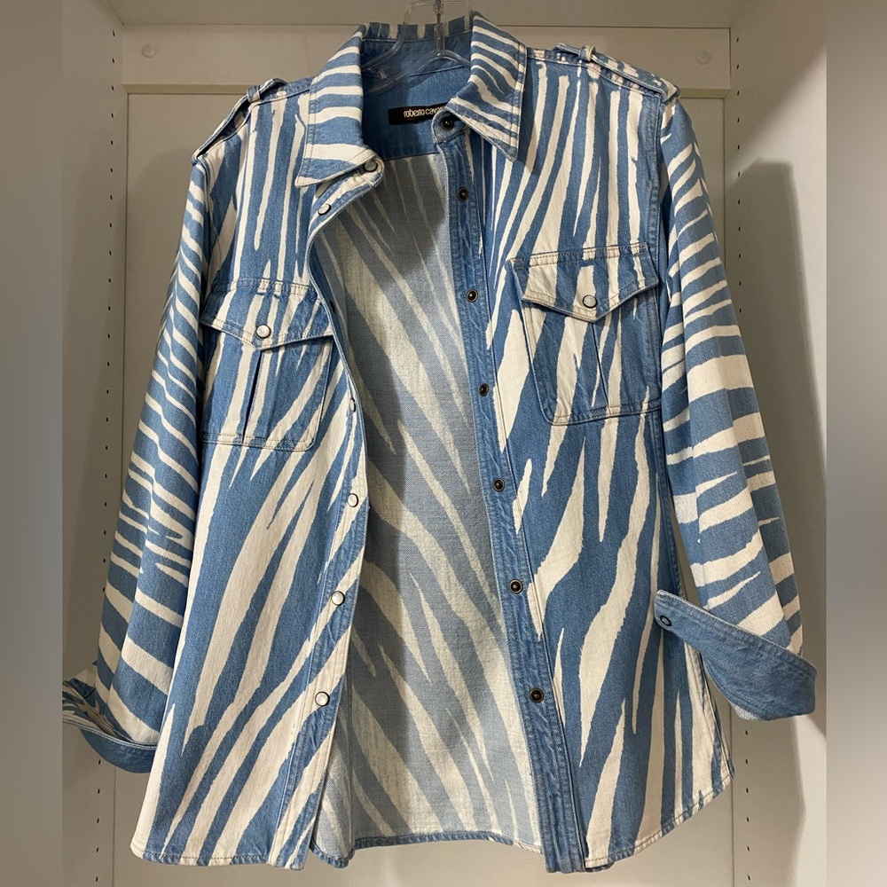 Roberto Cavalli jean jacket